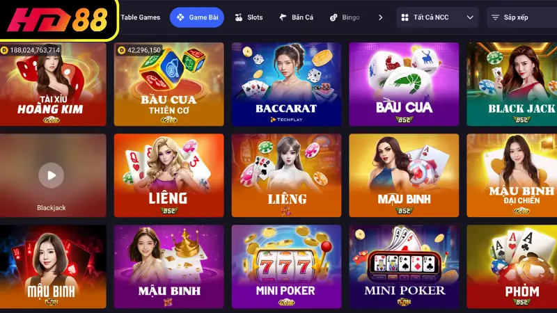 Casino trực tuyến - Sảnh chơi sang trọng